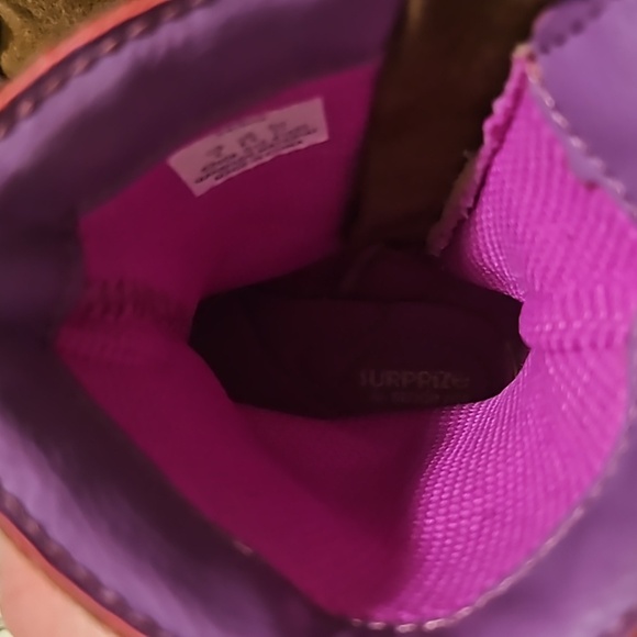 STRIDE RITE Surprise Krisha boots sz. 5 faux leather floral baby booties - Picture 5 of 11